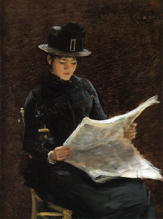 william-merritt-chase-the-morning-news